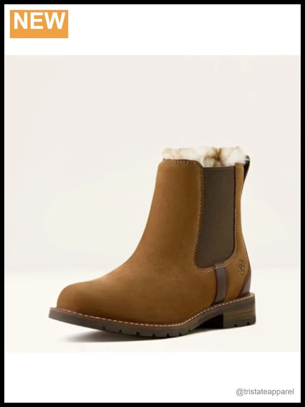Waterproof Chelsea Boots, Shearling Lined, Pull-On Ankle Boots